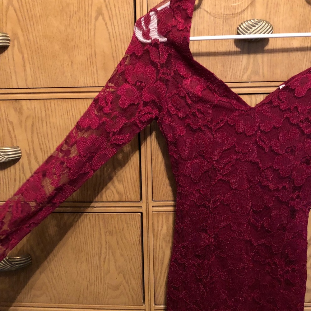 charlotte russe Dark Red Mini Dress